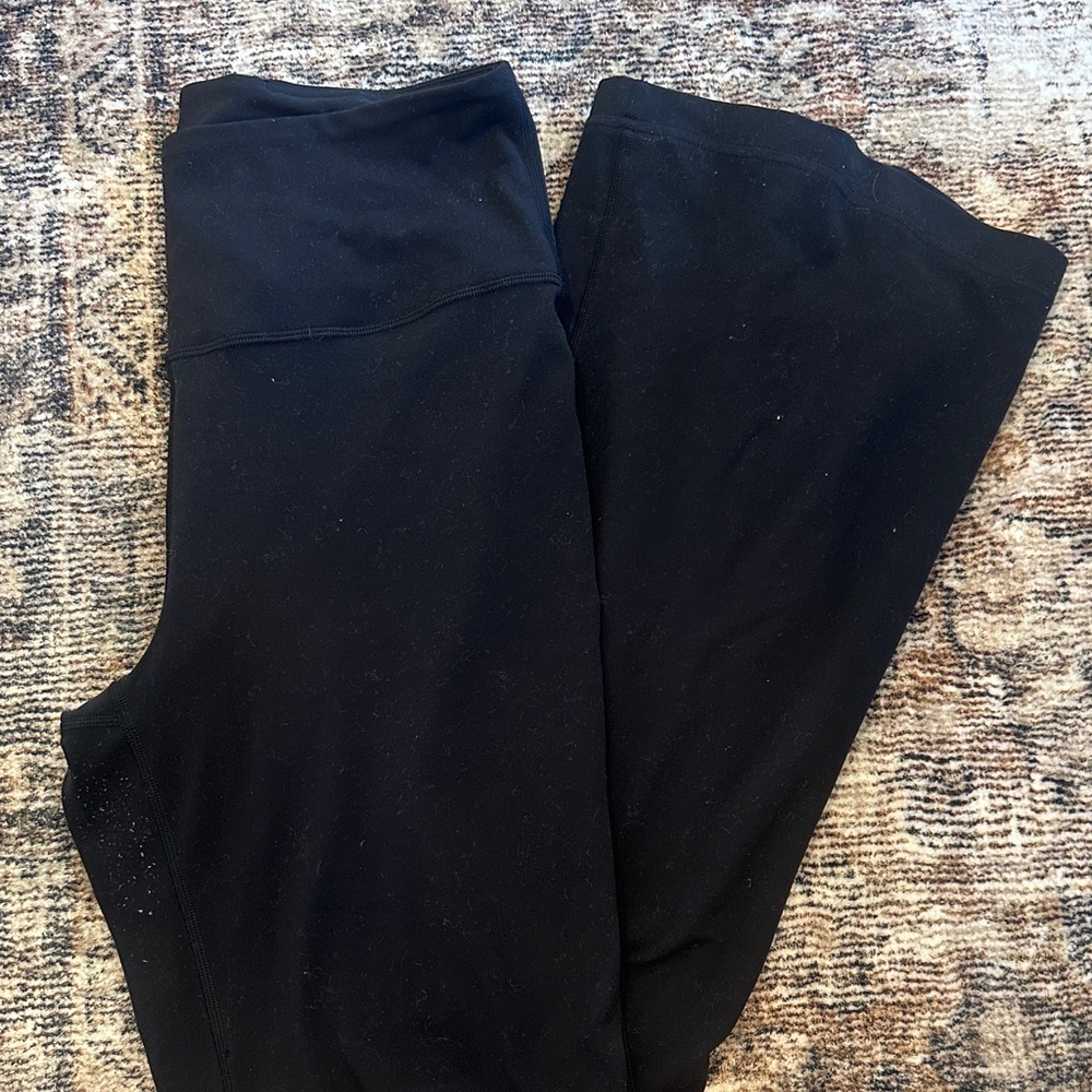 Lululemon Athletica Black Flare Leggings